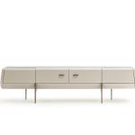 مونجي طاولة تلفزيون كريمي 230 سم وودي