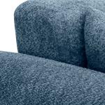 فيولا طقم كنب زاوية أزرق وودي