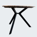 كلوفر طاولة خارجية وودي