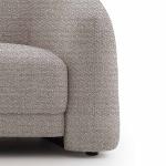 سياتل كنب فردي رمادي وودي