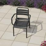 هارفي كرسي للمقاهي والحدائق بمسند يد