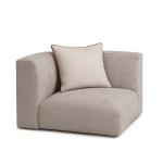 مقعد زاوية جلسة أرضية سعودية كريمي وودي