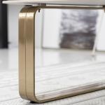 اهلت طاولة قهوة بورسلان 140 سم وودي