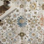 ميراي سجاد تركي بزخارف كلاسيكية أنيقة كريمي