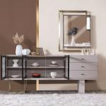 جاليا كونسول مع مرآة كريمي وودي