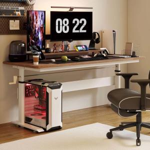 ديسك لاين مكتب عمل منزلي وودي