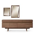 مونا كونسول مع مرآه وودي