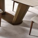 مونا طاولة طعام 240 سم بدون كراسي وودي