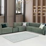 فيولا طاولة جانبية أخضر وودي