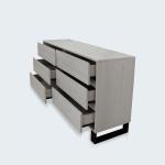 تورينو غرفة نوم 180×200   6 قطع وودي