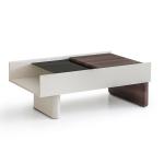 بونتي طاولة قهوة كريمي وودي