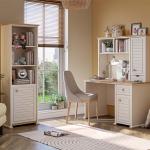 جولف مكتب مع رف بيج 127 سم وودي