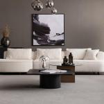 جراند طاولة قهوة خشبي أسود وودي