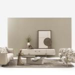 مونجي طاولة تلفزيون كريمي 230 سم وودي