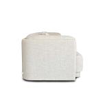 ليكسا كنب  قماش كتان بيج 3 مقاعد عرض 240 سم وودي