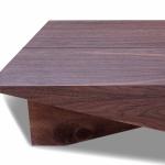 ديوان طاولة جلسة أرضية 60*120 سم بني وودي