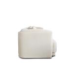 ليكسا كنب مخمل كريمي 3 مقاعد عرض 240 سم وودي