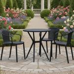 طاولة دائرية للحدائق والمقاهي