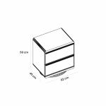 باموكليه طقم غرفة نوم 180×200 سم 8 قطع وودي