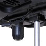 كرسي كونتر جلد أسود وودي