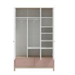 بونو دولاب ملابس زهري 3 أبواب وودي