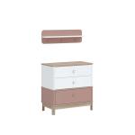 بونو تسريحة مع رف زهري وودي