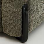 فيولا كنب يد يمين فردي أخضر وودي