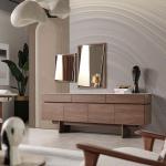 مونا كونسول مع مرآه وودي