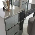 ايلات غرفة نوم 180×200 رمادي 8 قطع وودي