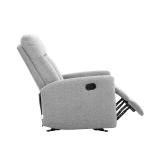 رونزا كرسي استرخاء هزاز رمادي وودي