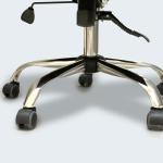 كرسي مكتبي جلد أسود وودي