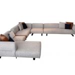 بوليرو طقم كنب زاوية 5 قطع وودي