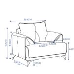 ايرا كنب فردي جلد وودي