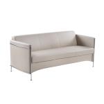 زها كنب مكتبي 3 مقاعد 179 سم بيج وودي