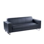 صوفيا كنب مكتبي ثلاثي اسود وودي