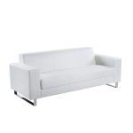 صوفيا كنب مكتبي ثلاثي ابيض وودي