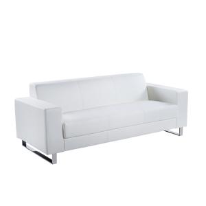 صوفيا كنب مكتبي ثلاثي ابيض وودي