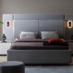 بونتي طقم غرفة نوم 7 قطع كريمي وودي