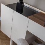 بونتي طقم غرفة نوم 7 قطع كريمي وودي