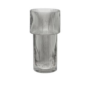 فازة مخططة رمادي وودي