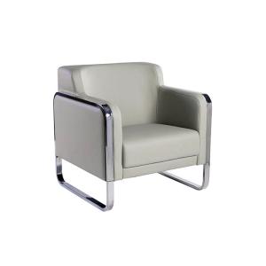 إكال كنب مكتبي فردي رمادي وودي