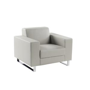 صوفيا كنب مكتبي فردي رمادي وودي