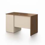 نيو نيرا مكتب 120 سم بني وودي