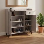 ريف دولاب أحذية رمادي 7 أرفف