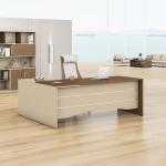 نيو نيرا مكتب 180 سم بني وودي