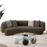 سايستا كنب 4 مقاعد اخضر وودي