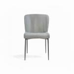 سيلك كرسي قماش رمادي