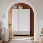 بونو دولاب ملابس رمادي 3 أبواب وودي