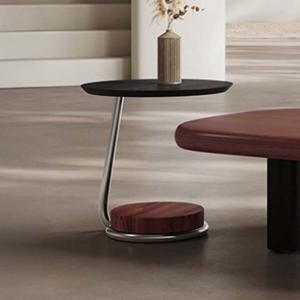 كولد طاولة جانبية دائرية بسطح خشبي 60*60 سم وودي