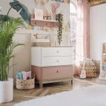 بونو تسريحة مع رف زهري وودي